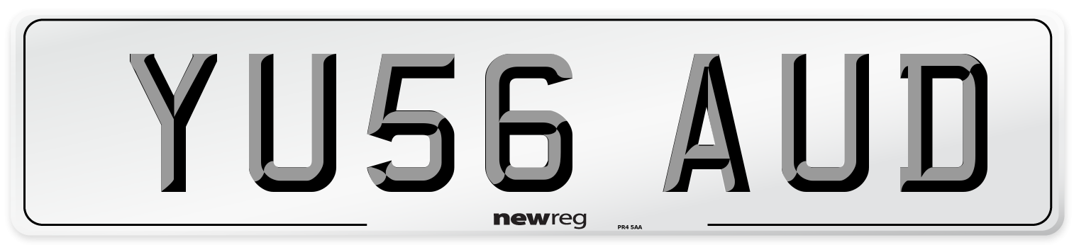 YU56 AUD Number Plate from New Reg